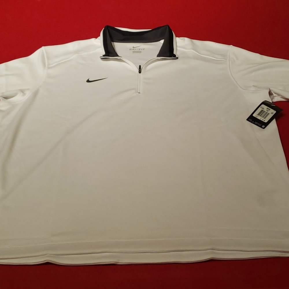 Mens XXL Nike Dri Fit Quarter Zip Long Sleeve shir